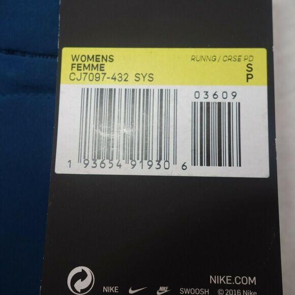 New Nike Air Running Pants Joggers Valerian Blue Reflective Women's Small - Picture 6 of 12